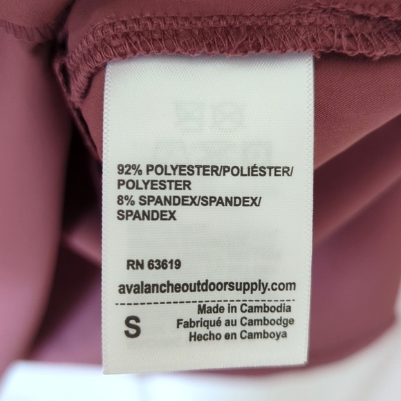 Avalanche Candace Short Sleeve Round Neck Keyhole Back Mini Dress Dark Pink S - Picture 7 of 13